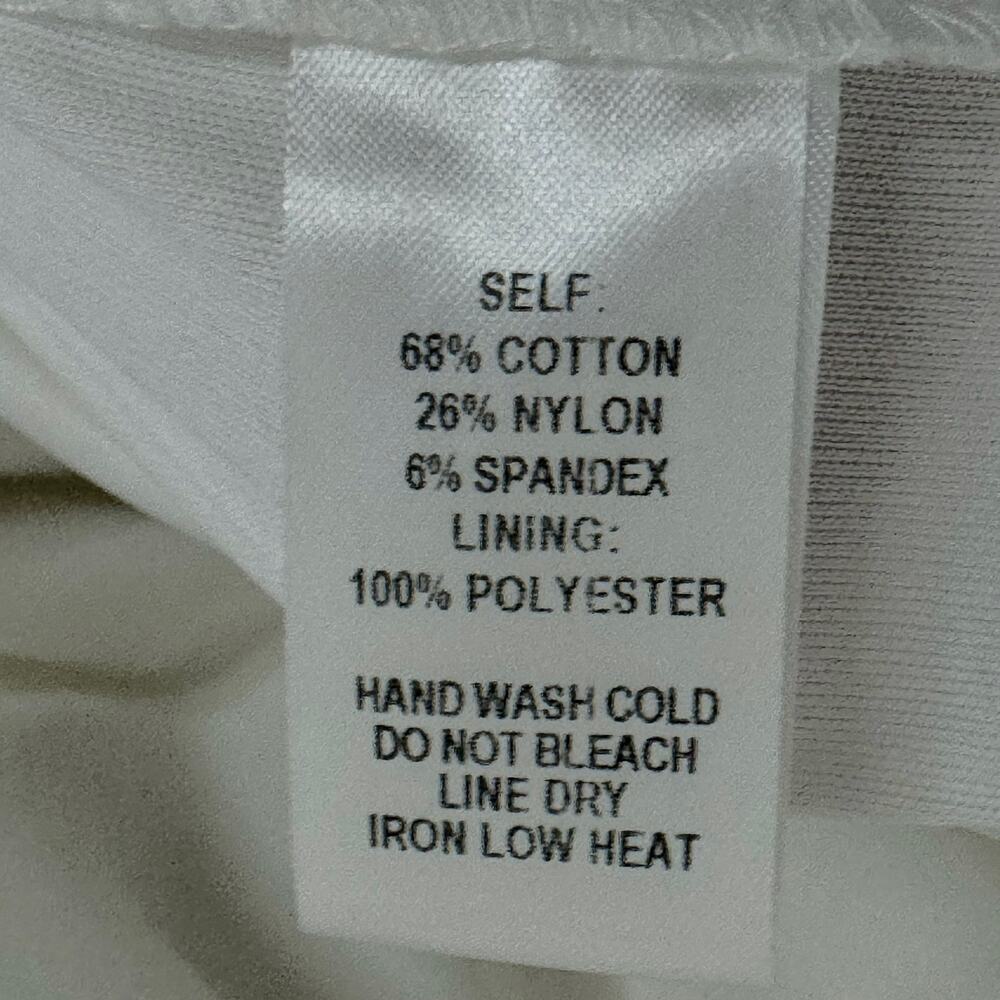 Lulu's Sascha White Sleeveless Bodycon Dress‎ Deep V Neck Women's Sz S - Picture 10 of 11